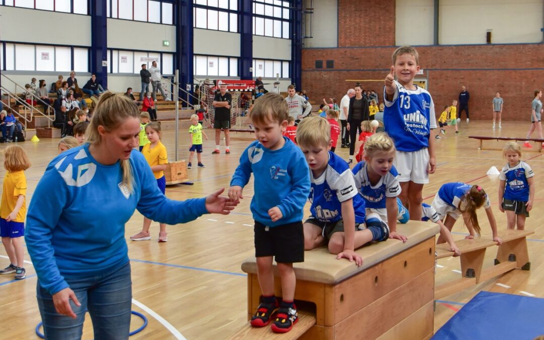 Erster Auftritt der Handball-Anfänger