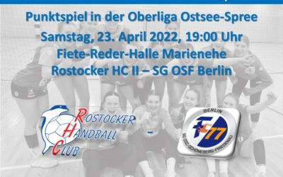 RHC-Juniorteam erwartet die OSF-Gemeinschaft aus Berlin