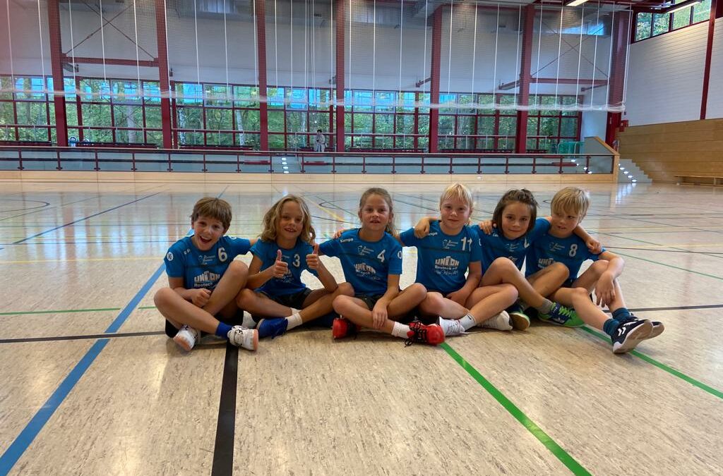 F-Jugend mit ersten Spielen