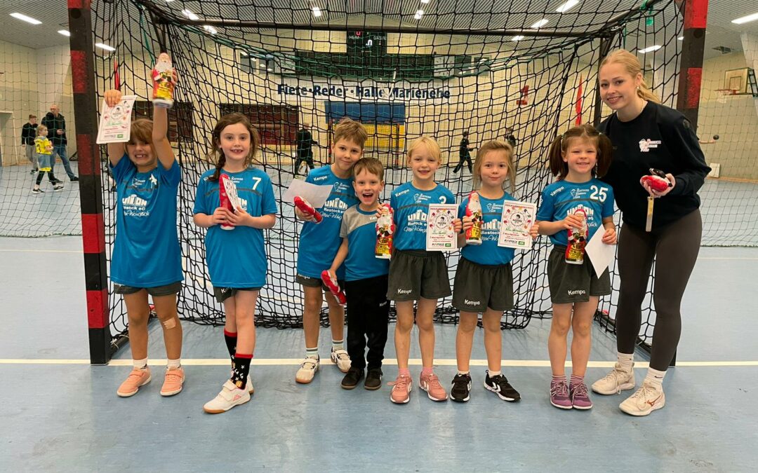 Der Weihnachtsmann ist Handballfan