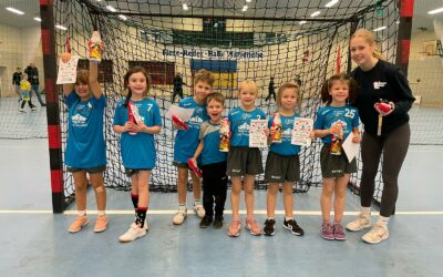 Der Weihnachtsmann ist Handballfan