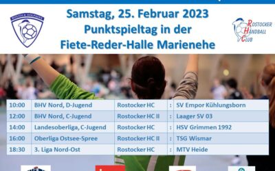 Spannender Spieltag in der Fiete-Reder-Halle