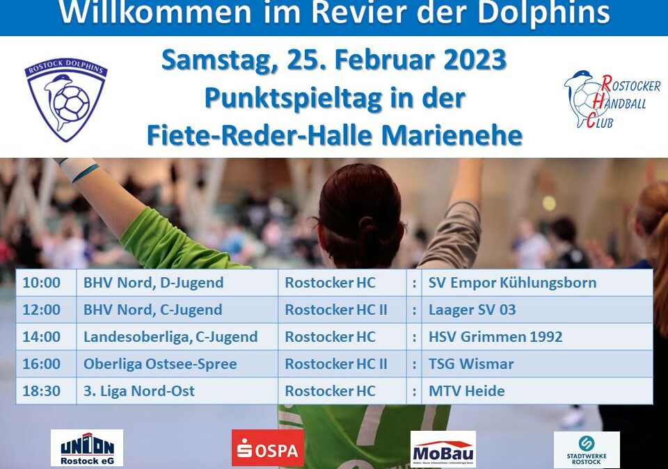 Spannender Spieltag in der Fiete-Reder-Halle